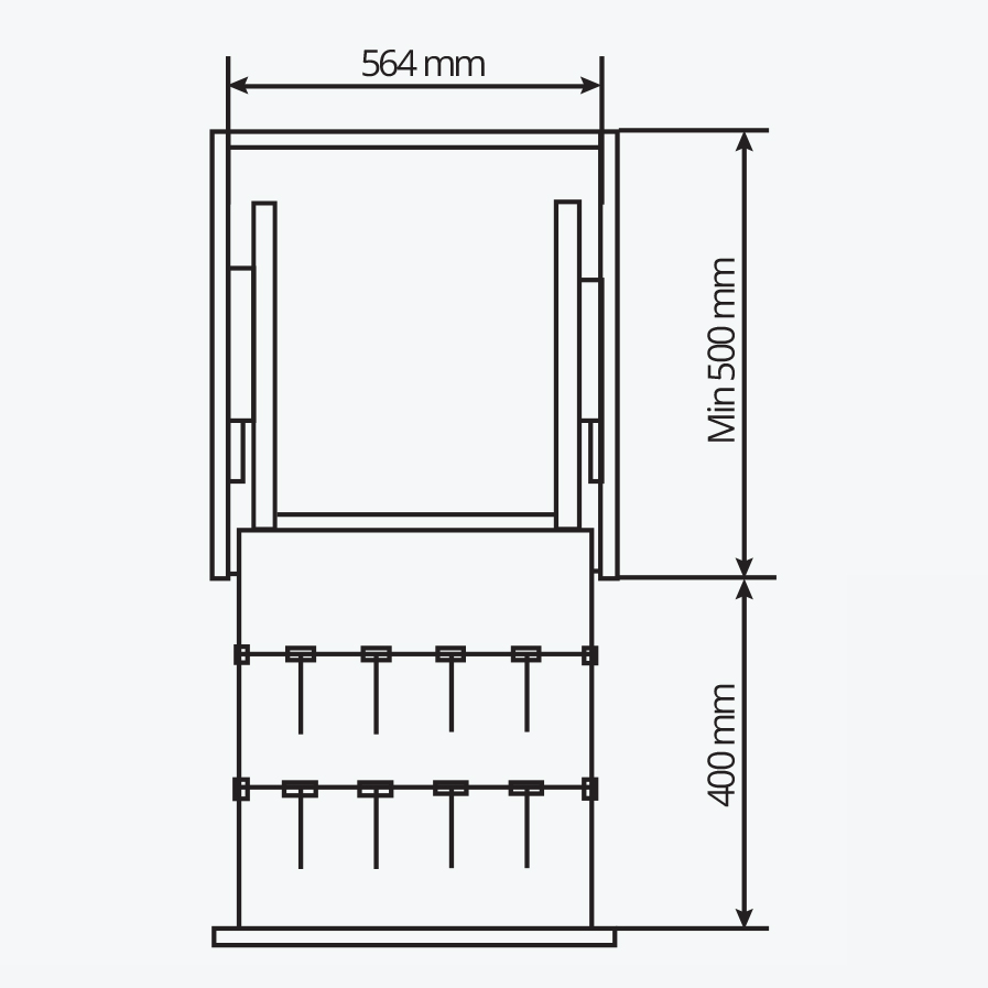 Ngăn k&eacute;o độc lập tủ đồ kh&ocirc; GARIS GTG16S GTG16H